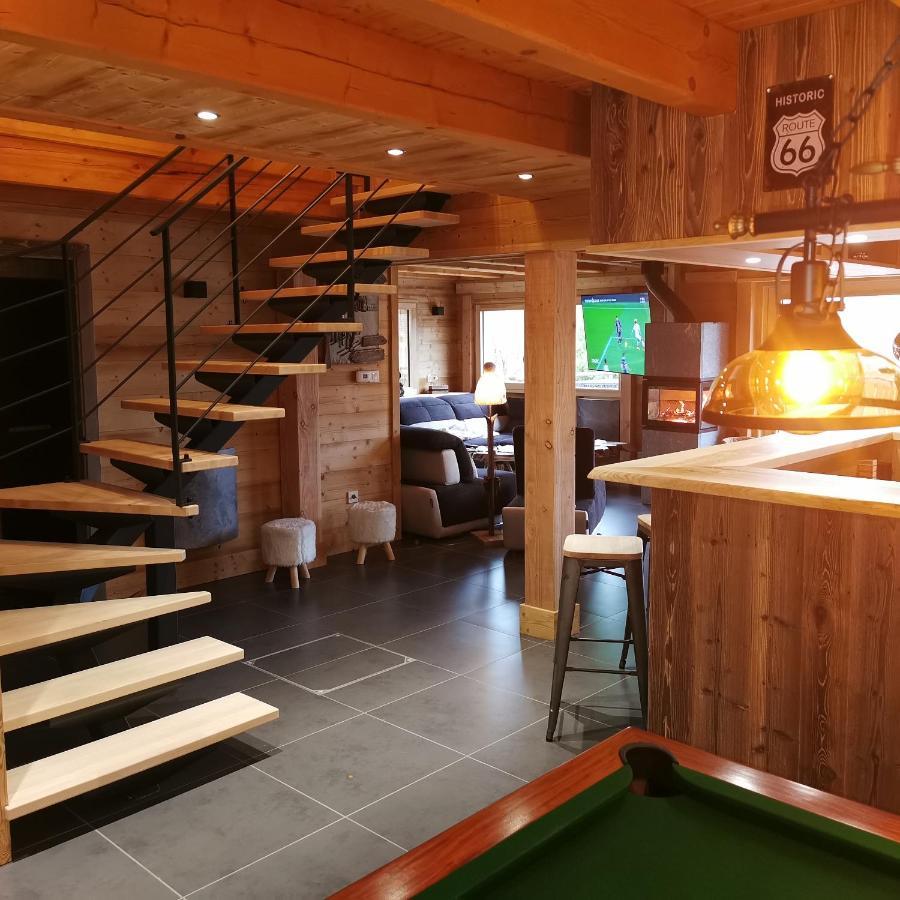 Nouveau Chalet M.Meta 12 Pers Sauna,Jacuzzi,Billard كسونبورت-لونجمير المظهر الخارجي الصورة