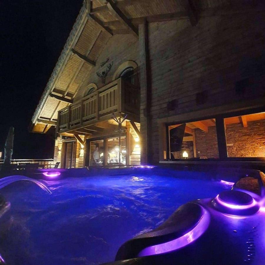 Nouveau Chalet M.Meta 12 Pers Sauna,Jacuzzi,Billard كسونبورت-لونجمير المظهر الخارجي الصورة